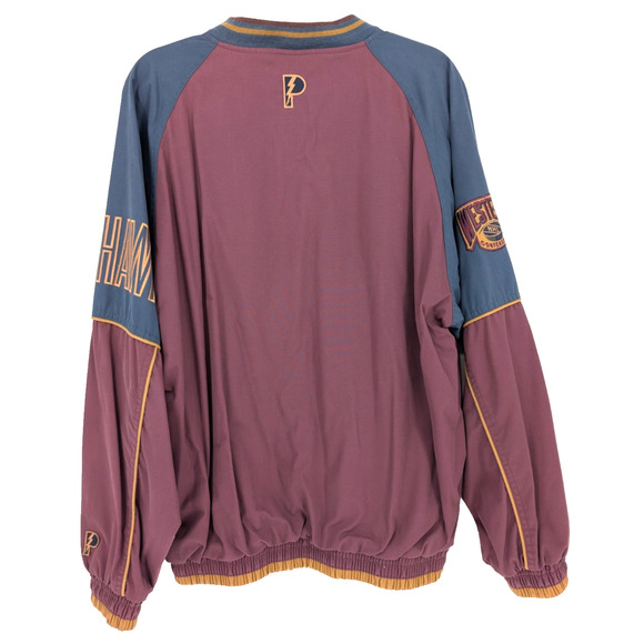 Rare VTG 90s Pro Player Mens Chicago Blackhawks NHL Bomber Jacket Hockey Medium - Picture 8 of 15